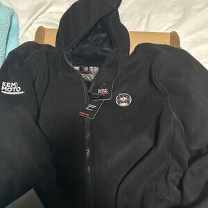 Heated Jacket Small Black Kemi Moto
